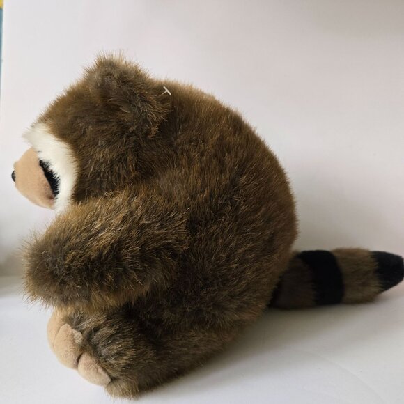 Mary Meyer Plush Raccoon Stuffed Animal Toy 10" Brown Eyes - Picture 5 of 16